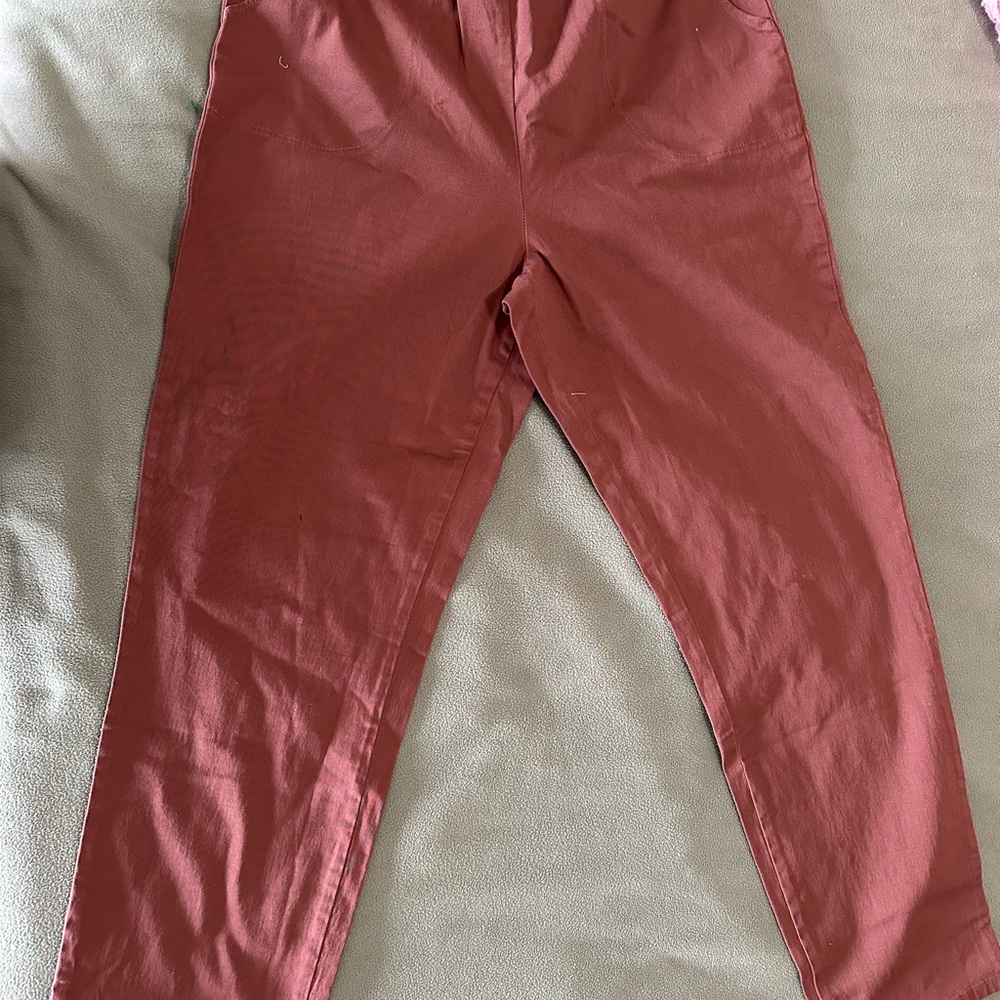 Denim&Co Original Waist Stretch Tall Side Pocket Pants - Size LT